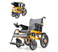 Fauteuils roulants électriques pliables pour adultes et personnes âgées, capacité de 113,4 kg, portée de 25,5 km, trottinette de mobilité avec batterie au lithium amovible de 20 Ah, chaise électrique