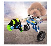 Fauteuils roulants for chiens à assistance complète, fauteuil roulant réglable à 4 roues for chiens, roues d'exercice légères for animaux de compagnie, promeneur d'animaux souffrant de paralysie génér