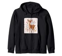 Fauve de cerf Amusant pour Les Amoureux des Animaux adorables Sweat à Capuche