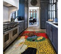 Fauviste Nature Morte Tapis 90x150 de Salon carpette lavables Henri Matisse Ferme Multicolore Douce et résistante aux Taches pour Chambre Nursery Salle Jeux des Enfants Bureau à Manger