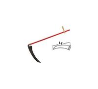 Faux à broussailles - 55 cm - manche métal