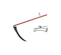 - Faux à herbe sans talon 65cm sans manche