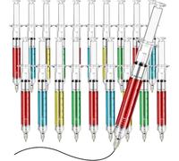 Faux Aiguille Seringue Stylos À Bille, Écrit En Encre Bleue Ou Noire, Fournitures Scolaires, Des Prix Et Des Cadeaux Pour Les Garçons Et Les Filles (20pcs)¿