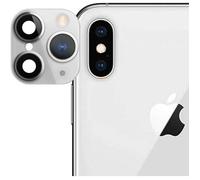 Faux Appareil Photo - AVIZAR - iPhone 11 Pro - Lentille en Verre - Protection Rayures - Blanc