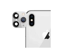 Faux Appareil Photo iPhone 11 Pro Autocollant Protège Caméra en Verre Blanc