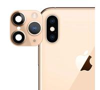 Faux Appareil Photo Iphone 11 Pro Autocollant Protège Caméra En Verre Doré
