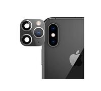 Faux Appareil Photo iPhone 11 Pro Autocollant Protège Caméra en Verre Noir