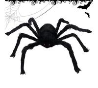 Faux Araignées | Araignées Géantes Effrayantes - Décorations Halloween Effrayantes Pour Maison Sorcière Porche Balcon Intérieur Extérieur