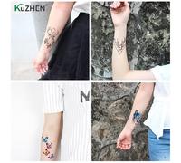 Faux Autocollants De Tatouage Temporaire, Imperméable, Flash, Chat, Chien, Cou, Main, Dos, Épaule, Pour Femmes Et Hommes