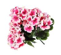 Faux bégonia Fleur ne se décolore jamais Accessoire de Photographie Colorfast Jardin Porche fenêtre boîte Fleur Artificielle décor intérieur Rose