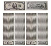 Faux billets d'un dollar - 100pcs réaliste de jeu de l'argent pour faire semblant de jouer, de fête, de trucs magiques et de blagues de farce - Banks de simulation pour enfant, adolescents, adultes