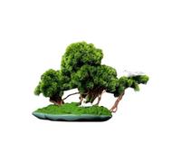 Faux bonsaï à l'aspect réaliste Bonsaï de pin Artificiel de Bienvenue, décoration de Bureau, Salon, Fausse Plante Verte for la Maison Plante décorative nécessitant Peu d'entretien pour
