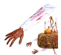 Faux bras d'Halloween réaliste flexible réutilisable pour maisons hantées | Décoration effrayante pour maisons hantées, fêtes, cimetières, arrière-cours, blagues, maisons, événements d'Halloween et