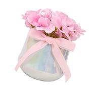 Faux centre de table avec vase en porcelaine, belle décoration d'intérieur, fleurs artificielles pour décoration