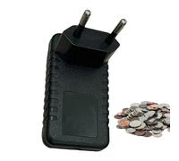 Faux chargeur avec compartiments secrets - Organiseur portable réaliste | Boîte secrète portable pour la maison, les clés, les cartes, la cuisine, le bureau, les voyages, la voiture, le camping