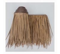 Faux Chaume Palmier Rouleaux Artificiel Chapeau Plastique Pavillon Fourrure Toit Maison Bois Ferme Décoration Toit Faux Paille Fourrure Gazon Toit(Yellow b,0.5x1m/1.64X3.28ft)