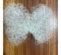 Faux Cheveux Privés Fibre Synthétique Pour Homme She-Man Robe Cosply Poils De Corps Fantaisie Dentelle Pleine Main Poils Pubiens Ajoutant Du Volume 8X14cm/3.2X5.5In,Blanc,One Size