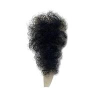 Faux Cheveux Privés Invisible Réaliste Poils Faux Poitrine Cheveux Moustache Faux Cheveux Des Aisselles Fait à la main 5x12cm,Noir,One Size