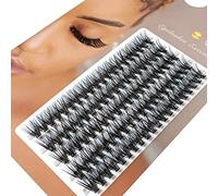 Faux cils 20D / 30D / 40D Kit de cils individuels en vison greffage grappe de cils Extension de cils en soie plateau de mélange 8-16mm aspect naturel Long Thic (40D, 11mm)