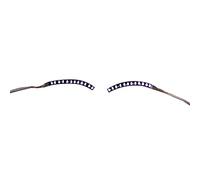 Faux cils à LED haute luminosité - Légère et lumineuse - Pour les barres de fête, les boîtes de nuit, Halloween - Lampe de maquillage lumineuse (#2)
