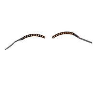 Faux cils à LED haute luminosité - Légère et lumineuse - Pour les barres de fête, les boîtes de nuit, Halloween - Lampe de maquillage lumineuse (#7)