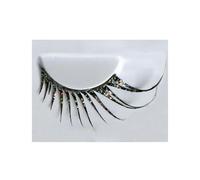Faux Cils À Paillettes Style Cabaret Noirs De Taille Unique Noir