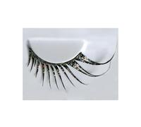 Faux Cils À Paillettes Style Cabaret Noirs De Taille Unique Noir