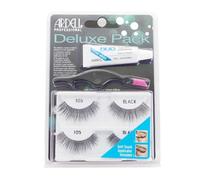 Faux Cils - Ardell - Deluxe Pack 105 - 2 Paires - Adhésif Inclus - Applicateur Fourni Multicolore