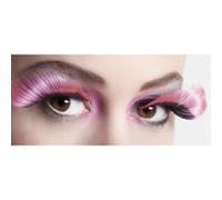 Faux Cils Biseautés Noir et Rose rose G