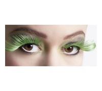Faux Cils Biseautés Noir et Vert vert G