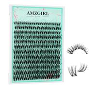 Faux Cils en grappe 144PCS D Curl Eyelash Clusters with Premium Eyelash Wide Band, Eyelashes Cluster Volume Individual Natural Lashes Cluster(D-Mix,9-18mm)