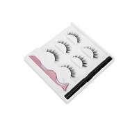 Faux Cils Ensemble de 3 Paires Eyeliner Liquide 3D-01
