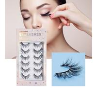 Faux Cils Épais En Vison 3d, Extension Pour Les Yeux, Maquillage, 7 Paires