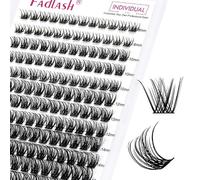 Faux Cils FADLASH Cluster Individuel Cils a Cils 144pcs 0.07D 8-16mm DIY Réutilisable Extension Cils Bouquet(F5)