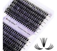 Faux Cils Individuels 30D40D Cluster Cils Volume Russe 0.07mm D Curl Mix12-16mm Cluster Cils Individuels