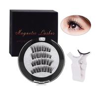 Faux cils - INF - Modèle 1 - Application magnétique facile - Couleur noire - Réutilisables