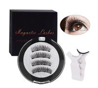 Faux cils - INF - Modèle 3 - Application magnétique facile - Couleur noire - Réutilisables