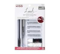 Faux Cils - KISS - Luxtensions - 40 Touffes - Application Facile - Noir