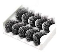 Faux Cils - Lashs De Beauté Aux Yeux | Kit De Cils En Cluster | Cils De Volume Léger | 3d De Long Cluster Eyes Cat Eyes Strip Lashes | Volume D'éclairage De Maquillage Court Accessoire Multipack Moell