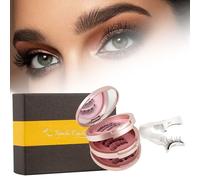 Faux Cils Magnetique Naturel 8 Paires 3d Magnetic Eyelashes Magnétiques Aimant Magnétique Aimantés Naturels Aimanté Lashes Waterproof Reutilisable Eyelash Générique Ensemble Boîte Cadeaux éPais