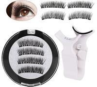 Faux Cils Magnétique Naturel Réutilisables Sans Colle Faux Cils Magnetic Eyelashes Aimant Cil Cils Magnétiques D'aspect Naturel