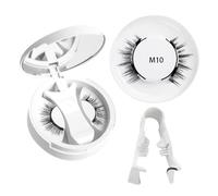 Faux cils magnétiques, cils magnétiques réutilisables, Faux cils réutilisables avec aspect naturel, Kit de cils magnétiques, étui magnétique Portable, faux cils pour débutants en maquillage, amoureux