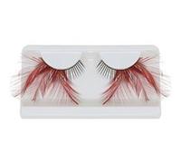faux cils plumes rouges - guirca 15064 Rouge G