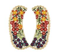 Faux col brodé en dentelle avec col en forme de fleur