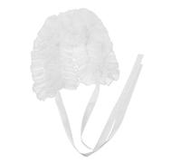Faux Col Détachable en Chiffon Blanc, Collerette Rétro pour Femmes | Style Classique Romantique, Léger et Confortable, pour Chemisiers, Robes, Costumes et Soirées Cosplay