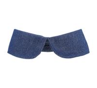 Faux Col en Denim Amovible pour Pulls et Hauts sans Manches | Style Palais Élégant et Moderne, Effet Superposé Respirant, Usage Bureau ou Tenue Décontractée