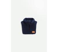 Faux col zippé enfant en sherpa anouk bleu 3/4A