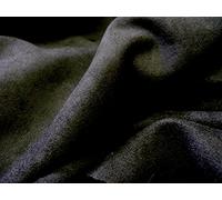 faux daim suédine tissu matière 150g - Noir - Noir, 1/2mtr - 150cm x 50cm