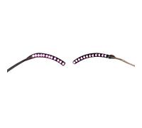 Faux de Cils LED Light Lightweight Elemy Reliable Luminous Fals Cils Lumières pour les Barres de Fête Clubs Night Halloween Blue V Fuite Ne Sera Pas les Fausses LED Lightfalse (PINK)