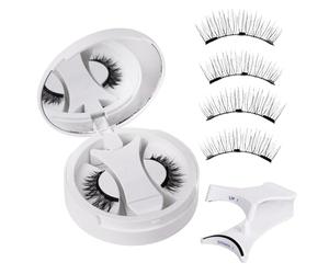 Faux de magnétiques - Kit de multifonctionnels réutilisable, en volume 3D réalistes | Glue Technologie d'usure facile gratuite, maquillage confortable toute la journée, événements de pe